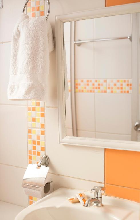 Koupelna v ubytování Musky Hs & Suites