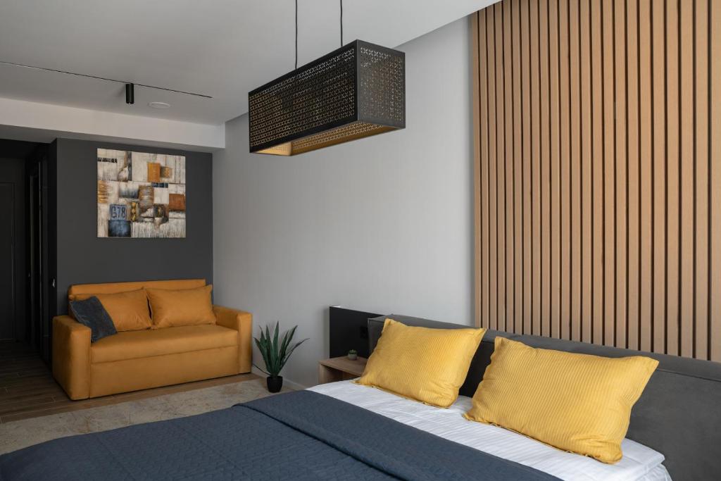 Posezení v ubytování Premium Apartment in New Gudauri