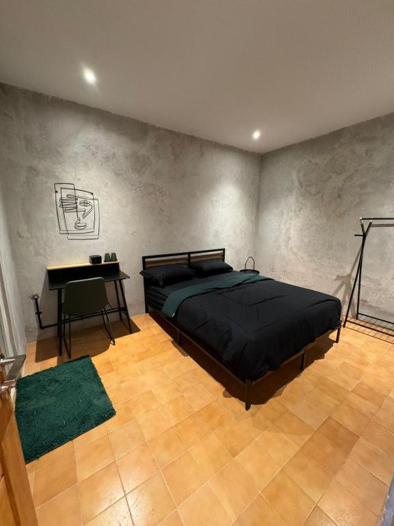 Postel nebo postele na pokoji v ubytování Eisei House