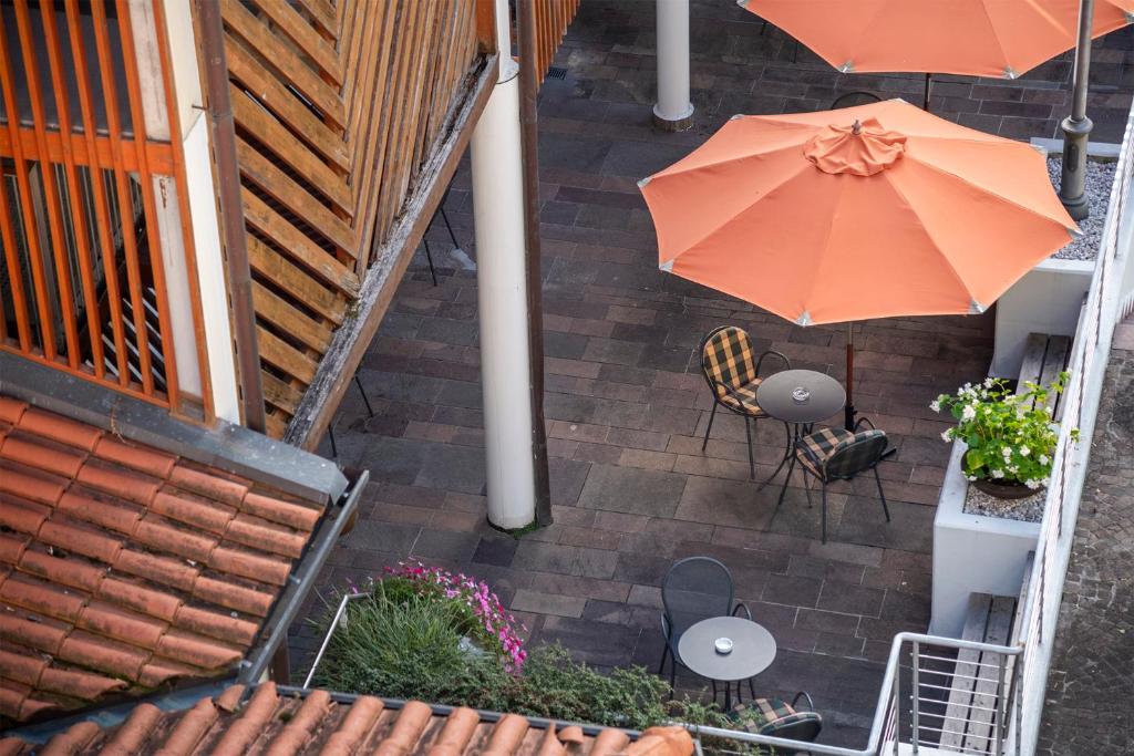 Balkón nebo terasa v ubytování Hotel Relais Orsingher