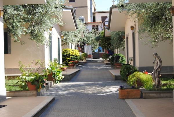 Zahrada ubytování Hotel Tecla
