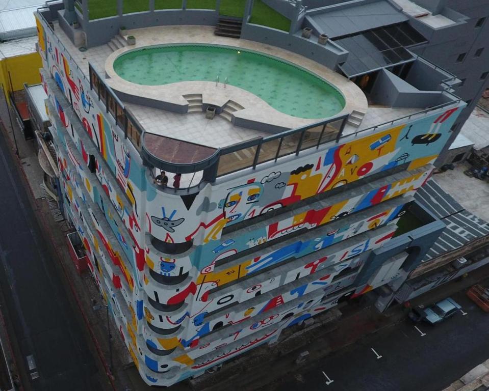 Bazén v ubytování Departamento 105 - Edificio VILAUT by INMOVE Temporarios nebo v jeho okolí