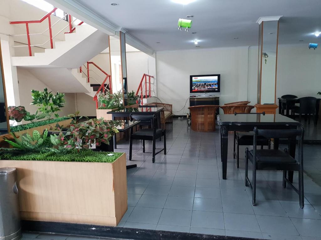 Posezení v ubytování Hotel Cisarua Indah
