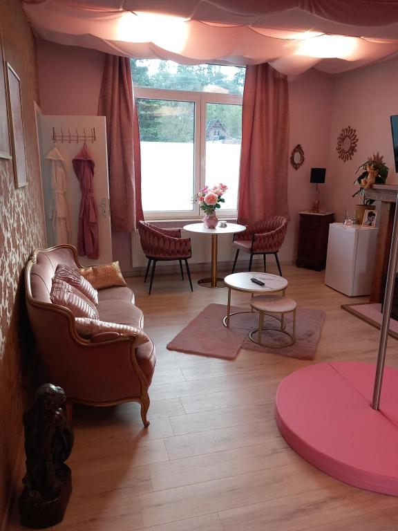 Posezení v ubytování Vip room 209