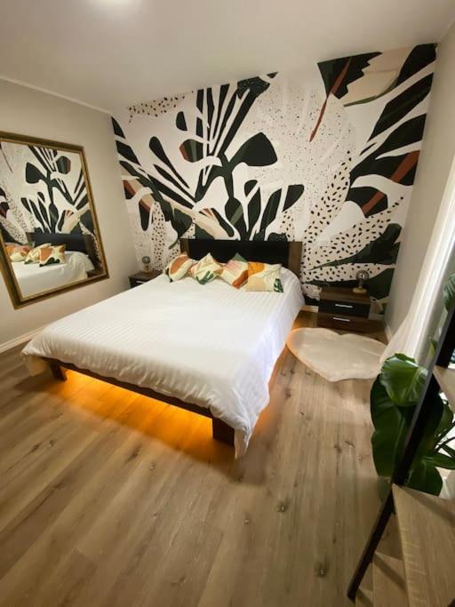 Postel nebo postele na pokoji v ubytování Secret suite con idromassaggio