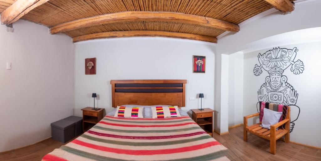 Postel nebo postele na pokoji v ubytování Puna Hostel
