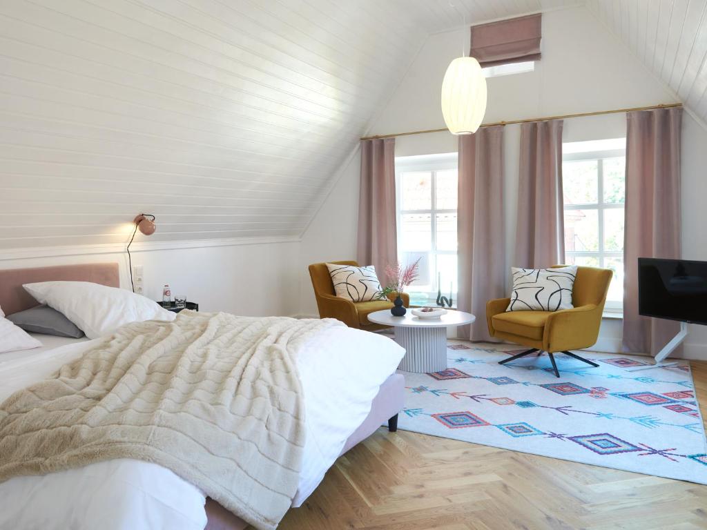 Postel nebo postele na pokoji v ubytování Five Rooms