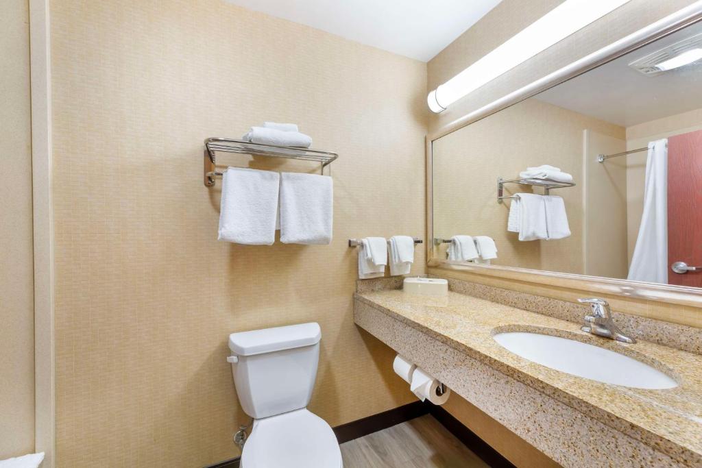 Koupelna v ubytování Best Western PLUS Victor Inn & Suites