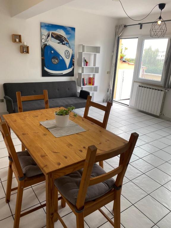 Posezení v ubytování Appartamento due passi dal mare