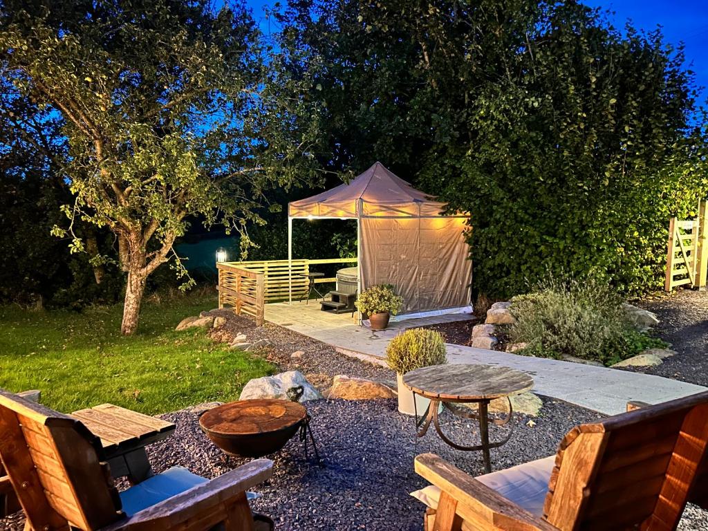 Zahrada ubytování Cwt y Gwenyn Glamping Pod