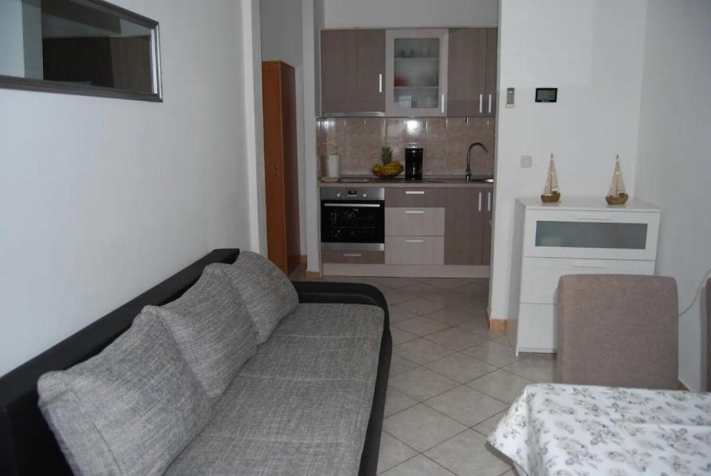 Kuchyň nebo kuchyňský kout v ubytování Apartments Krila