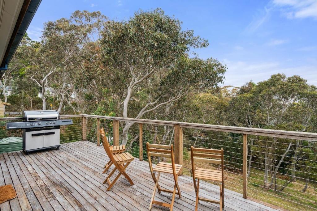 Un balcon sau o terasă la Blue Mountains Charm