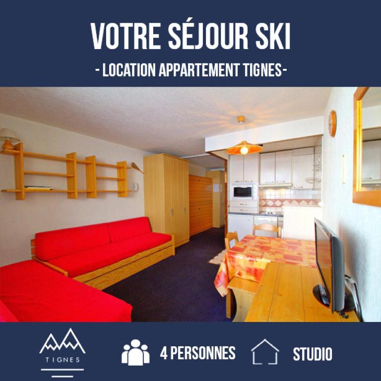 Le Bollin - Studio 4 personnes avec vue sur les pistes MAE-1294