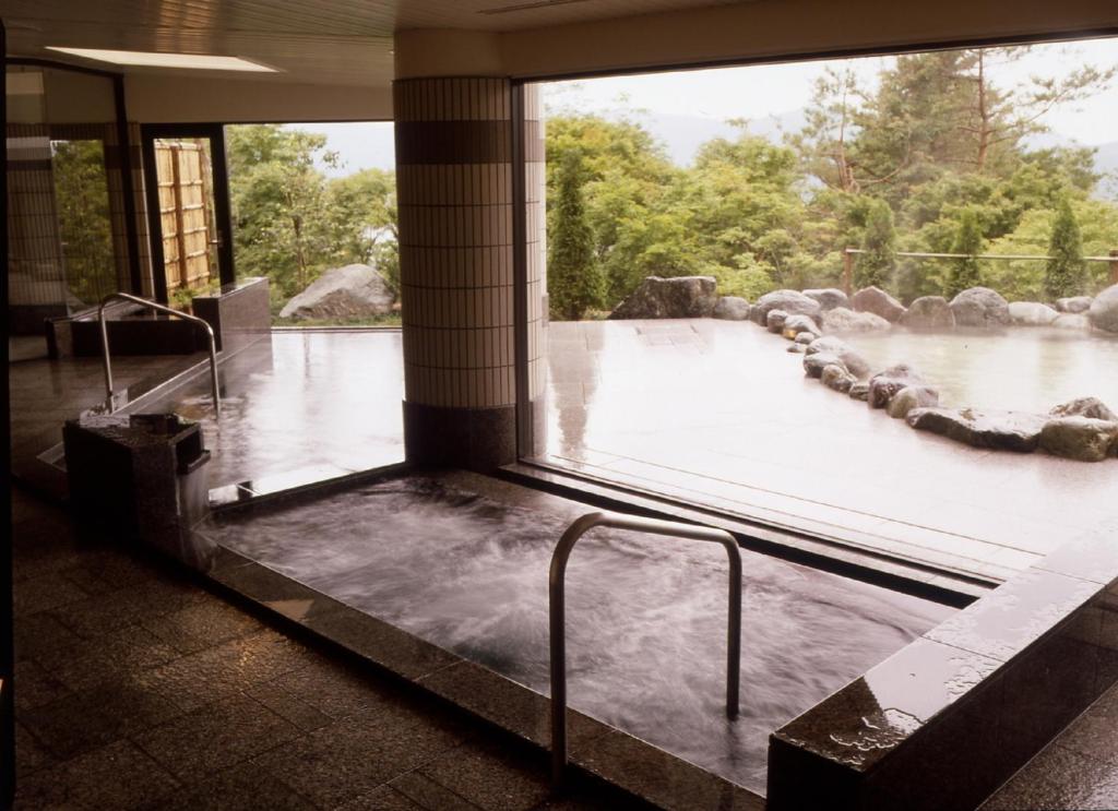 Balkón nebo terasa v ubytování Hotel Mt. Fuji