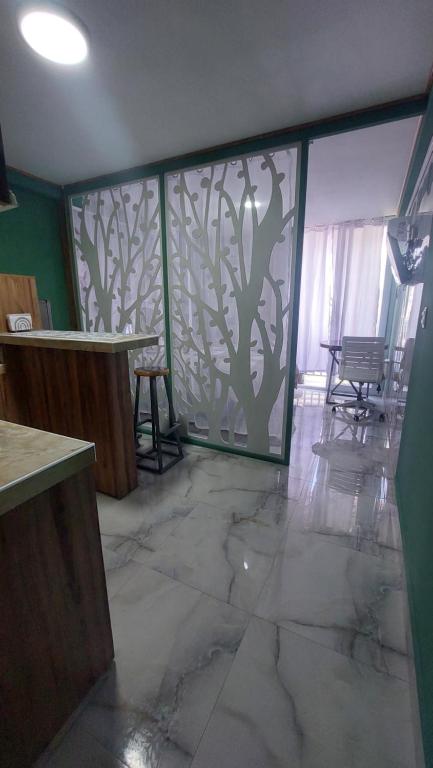 Kuchyň nebo kuchyňský kout v ubytování Nido de Gorrión, Ecodistrito 310, con facturación CAI