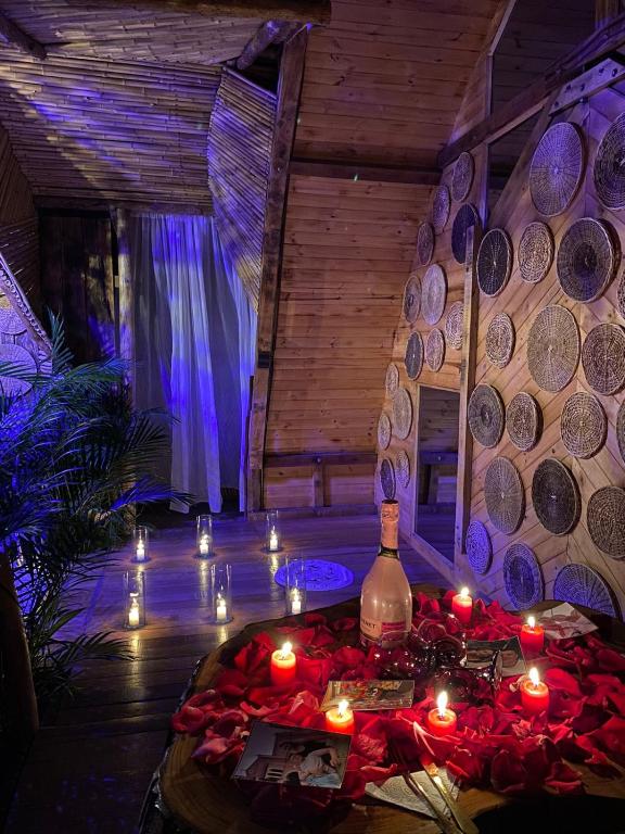 Nápoje v ubytování Glamping CAVE