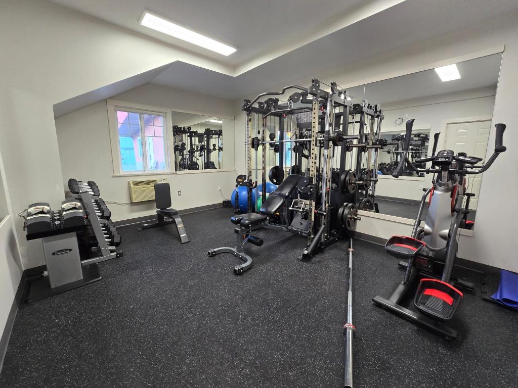 Fitness centrum a/nebo fitness zařízení v ubytování Sahara Courtyard Inn & Suites Osoyoos