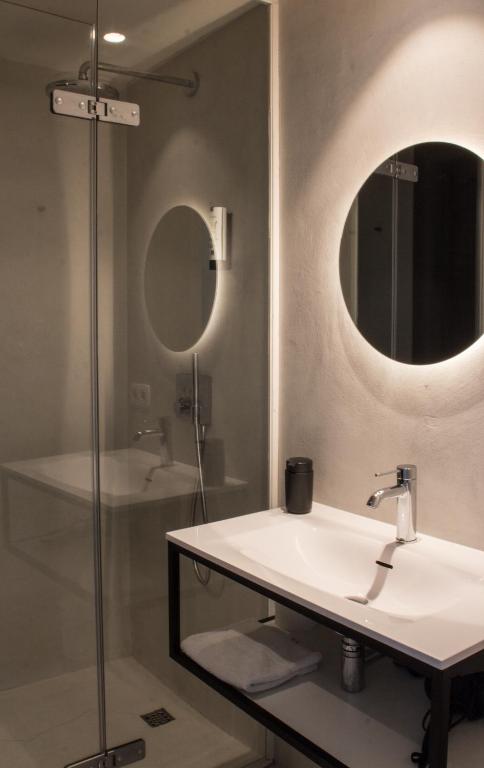 Koupelna v ubytování Hotond Sporthotel