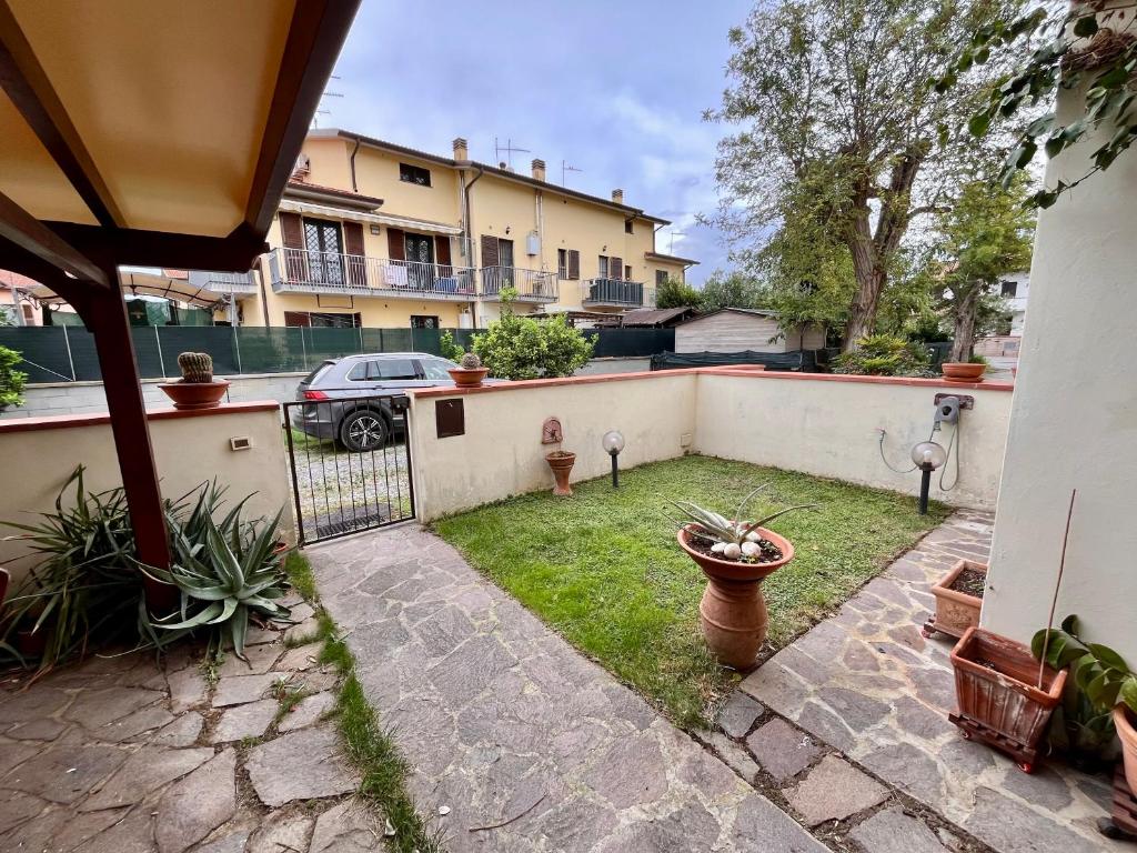 Zahrada ubytování Casa Cactus
