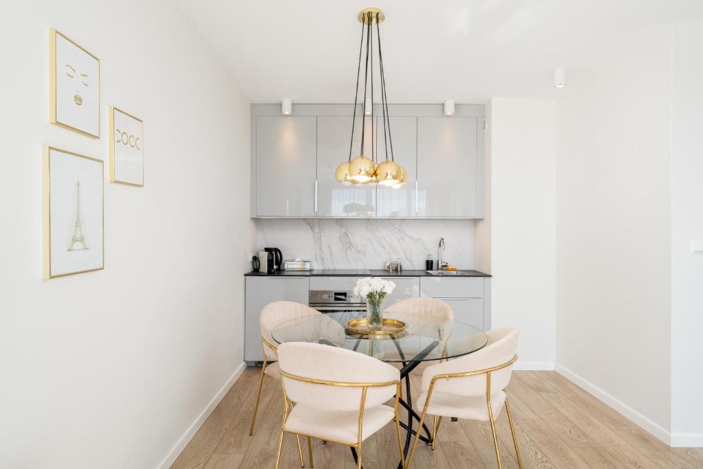 Kuchyňa alebo kuchynka v ubytovaní GA Luxury Apartments M45