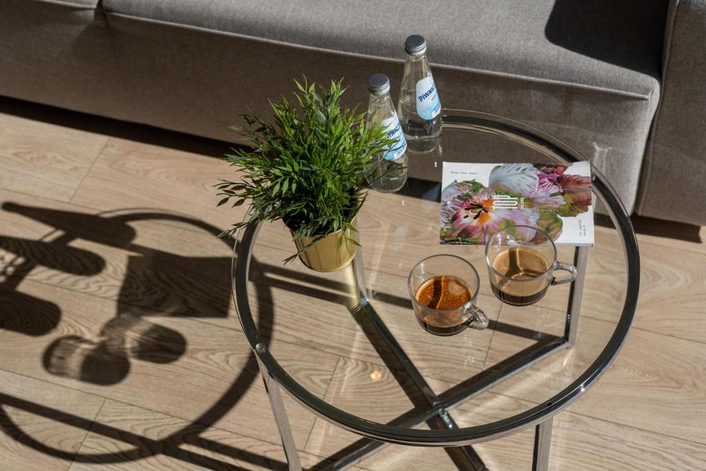 Nápoje v ubytovaní GA Luxury Apartments M45