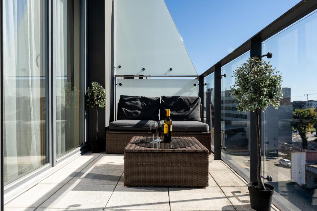 Posedenie v ubytovaní GA Luxury Apartments M45