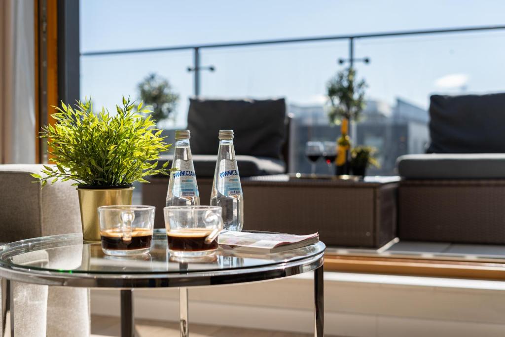 Nápoje v ubytovaní GA Luxury Apartments M45