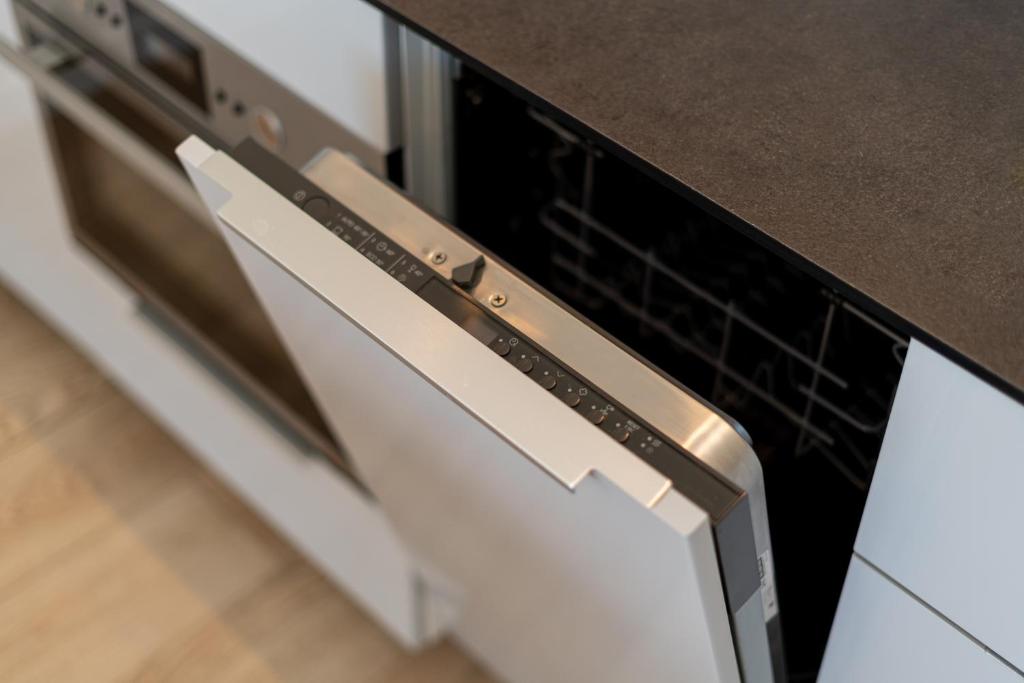Kuchyňa alebo kuchynka v ubytovaní GA Luxury Apartments M45