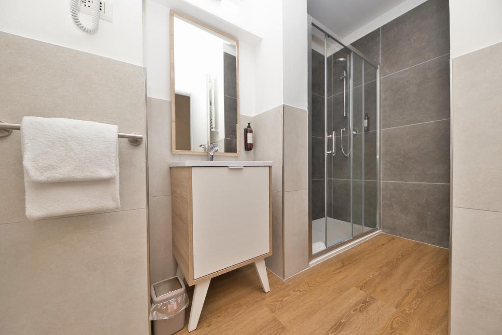 Koupelna v ubytování LH Hotel Andreotti