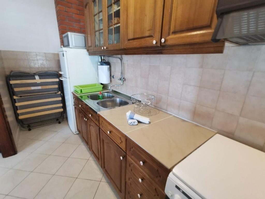 Kuchyňa alebo kuchynka v ubytovaní Apartments Srdan
