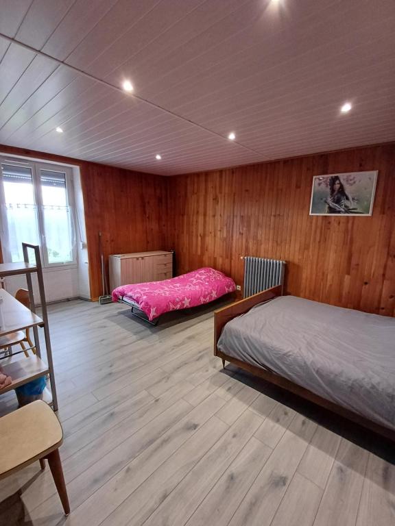 Postel nebo postele na pokoji v ubytování Le Pouyet