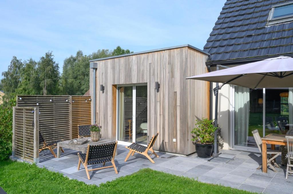 Zahrada ubytování La maison Buis