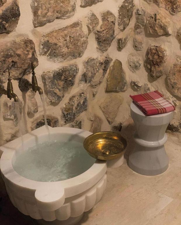 Koupelna v ubytování Antik Han Otel Mardin