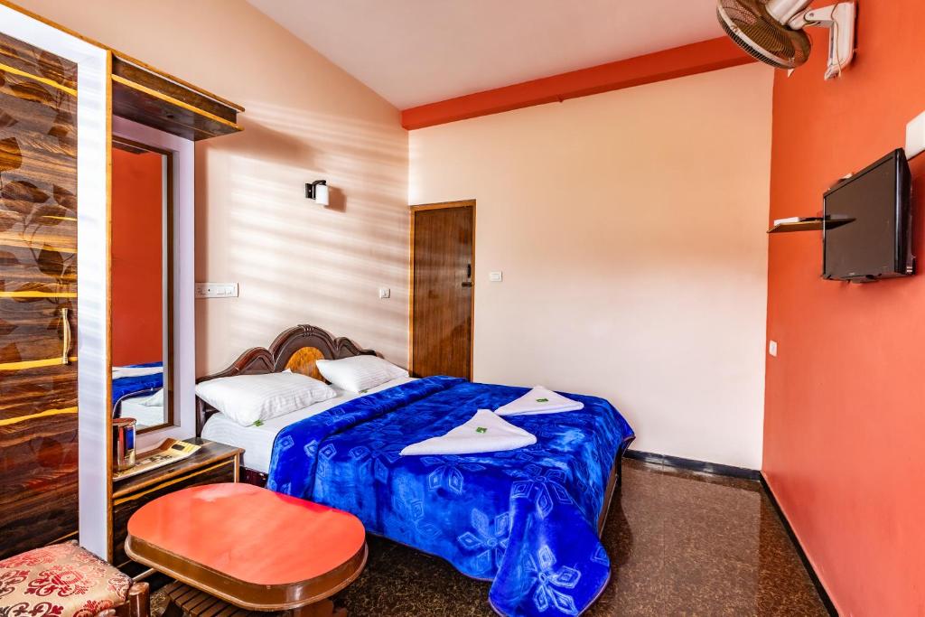 Postel nebo postele na pokoji v ubytování SV RESIDENCY