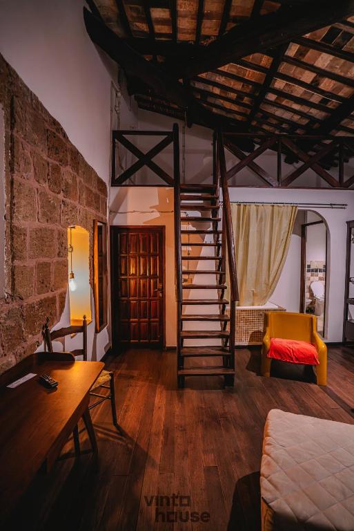 Postel nebo postele na pokoji v ubytování Libera Mente Civita