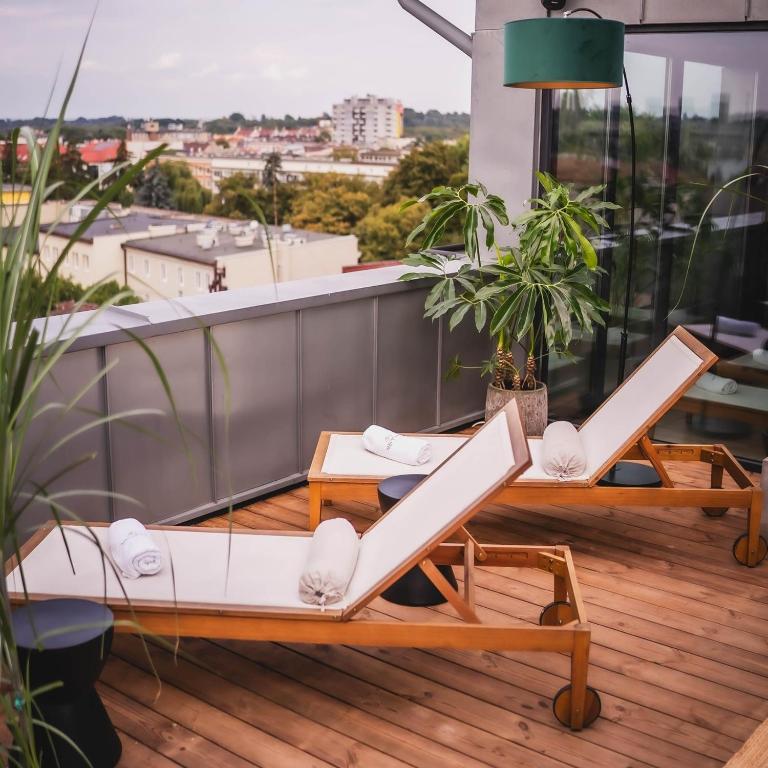 Balkón nebo terasa v ubytování Hotel Bristol Tradition and Luxury