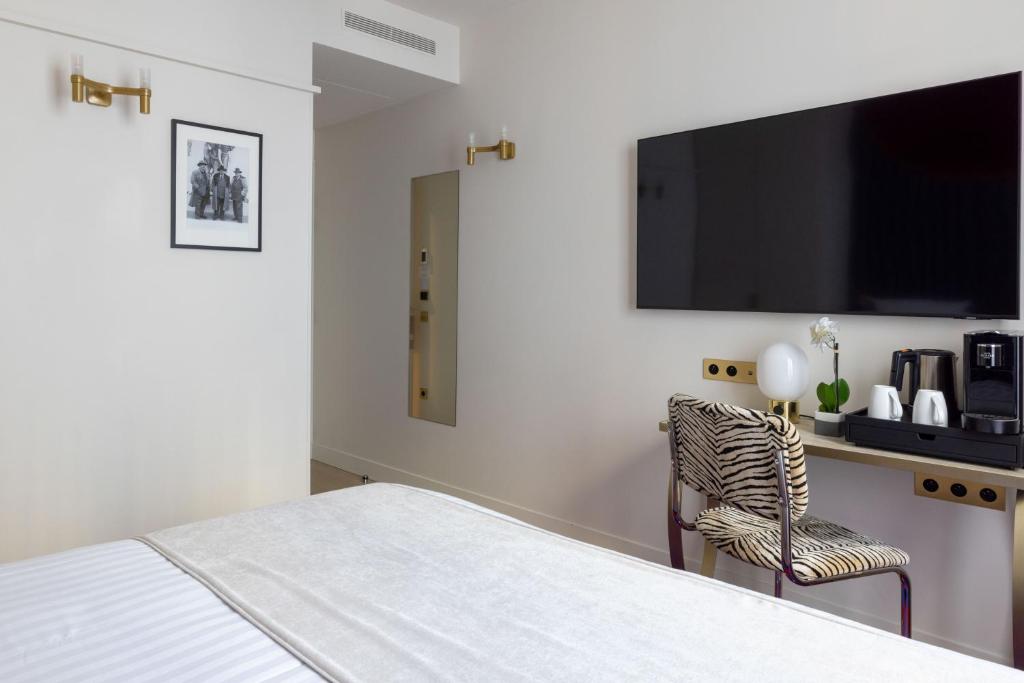 Postel nebo postele na pokoji v ubytování Hotel Astra Opera - Astotel