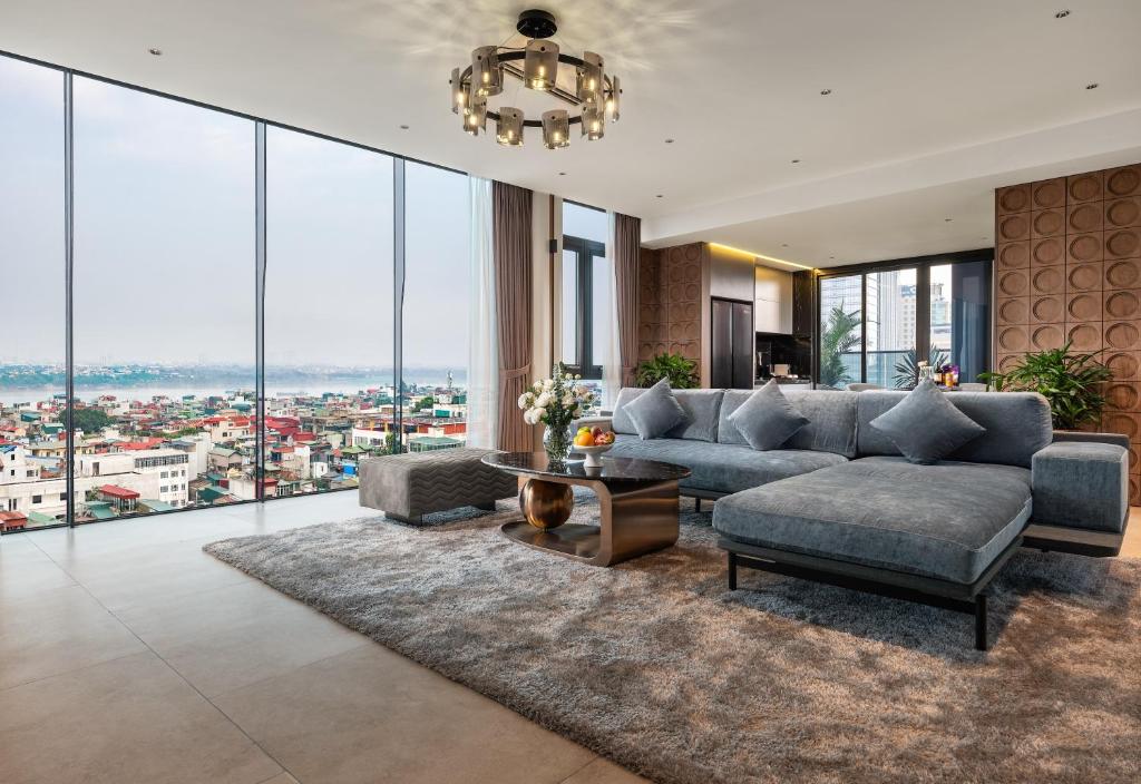 Penthouse 2 Tầng Nhìn Ra Toàn Cảnh