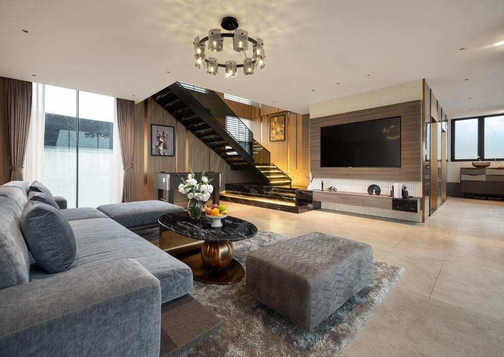 Penthouse 2 Tầng Nhìn Ra Toàn Cảnh