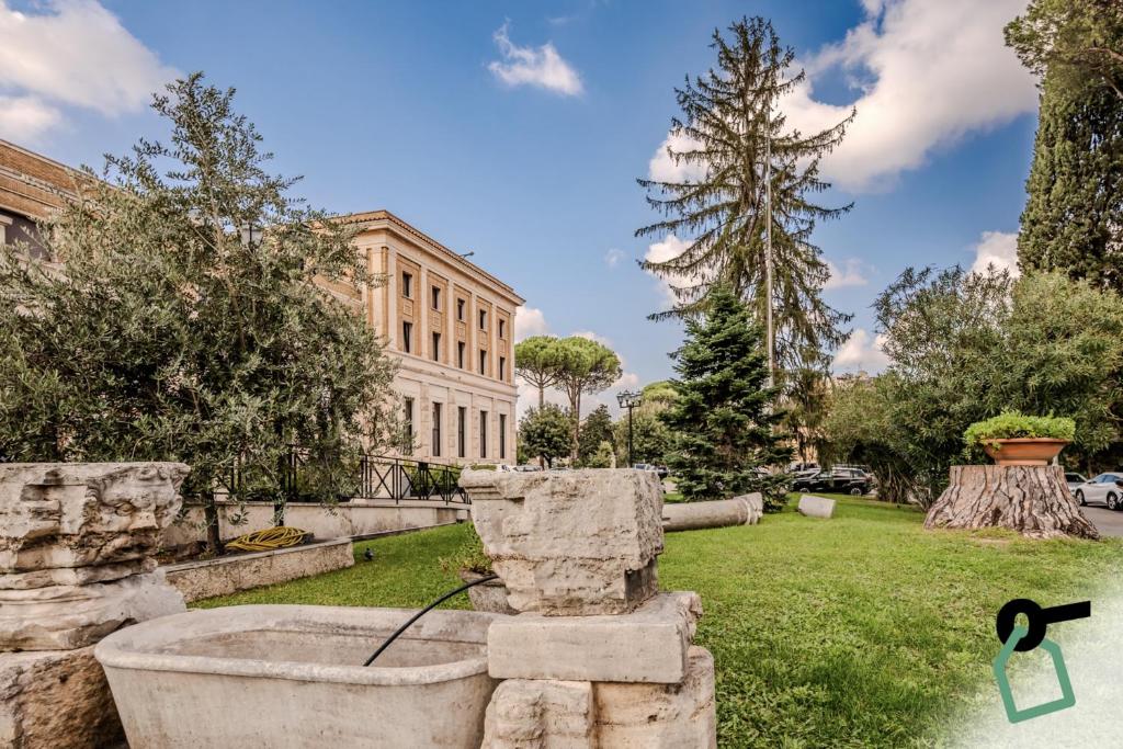 Zahrada ubytování HOTIDAY Room Collection - Roma Cornelia