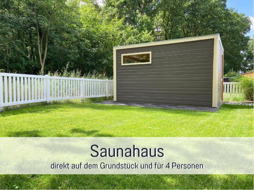 Certifikát, hodnocení, plakát nebo jiný dokument vystavený v ubytování Strandhaus Mathea - ruhige Lage direkt am Fleesensee - Parkplatz, Kamin, Sauna - familienfreundlich