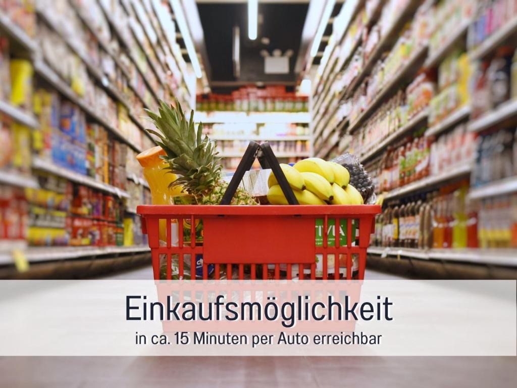 Supermarket nebo jiné obchody v  prázdninového domu nebo okolí