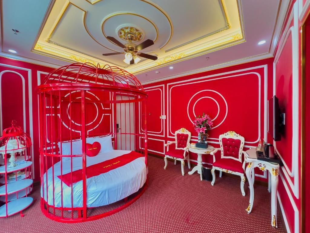 Posezení v ubytování King's Hotel Pháp Vân