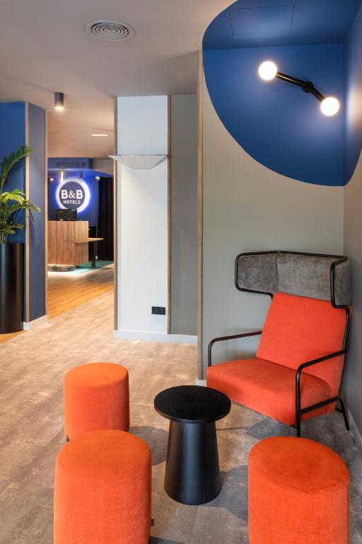 Posezení v ubytování B&B HOTEL Barcelona Rubí