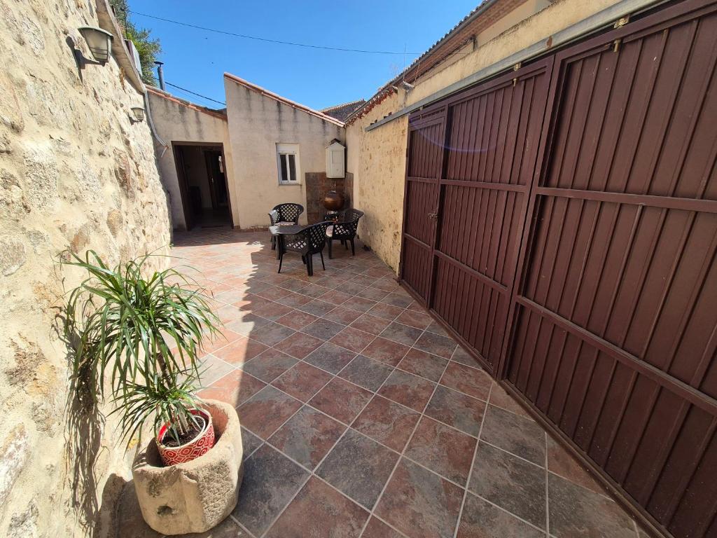 Patio nebo venkovní prostory v ubytování La Casita del Arco de San Andrés