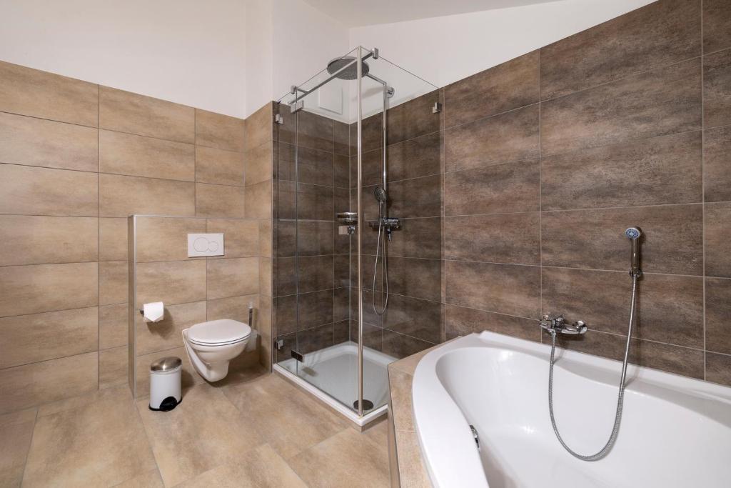 Koupelna v ubytování Ferienwohnung Athosia