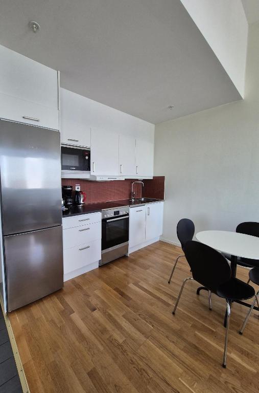 Kuchyň nebo kuchyňský kout v ubytování Hotel Torslanda