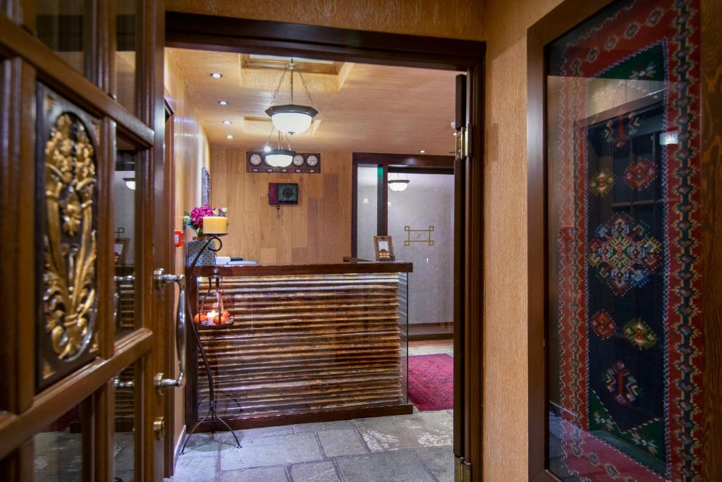 メツォヴォにあるHotel Kassarosの廊下