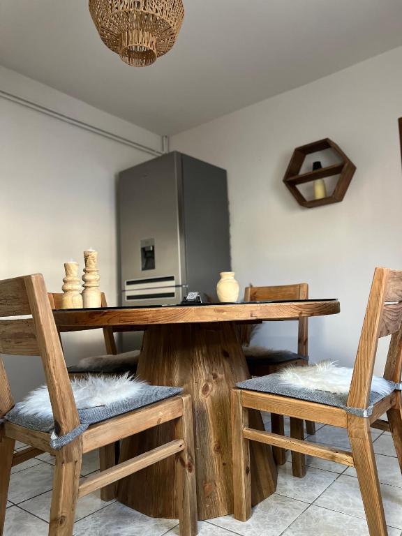 Kuchyň nebo kuchyňský kout v ubytování Oiti Mountain Apartments