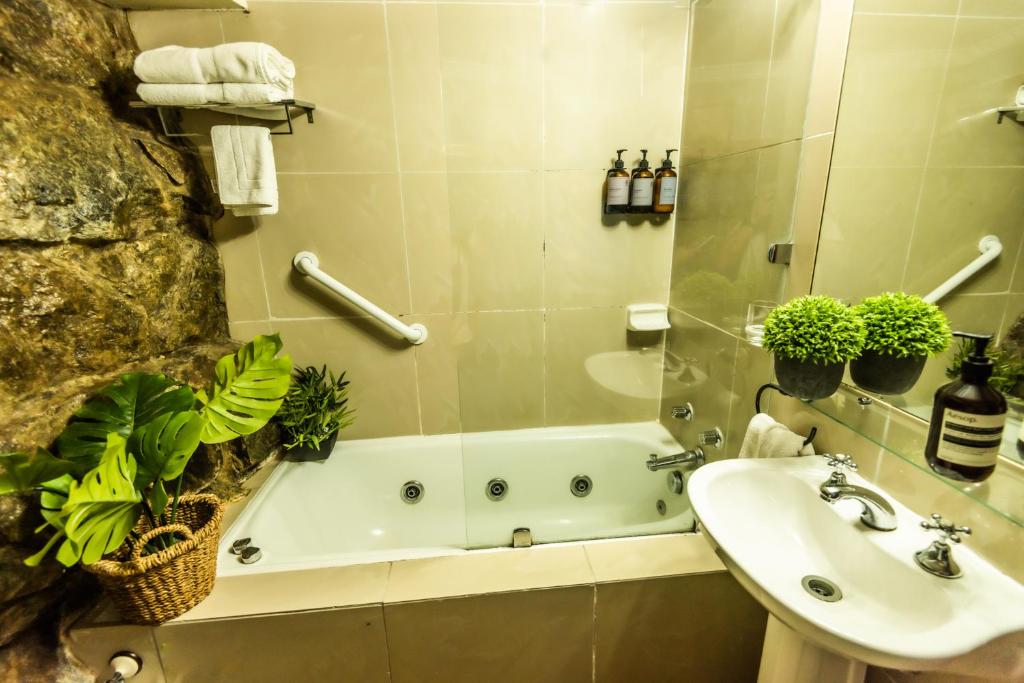 Koupelna v ubytování Gervasoni Hotel Boutique